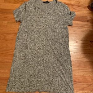 Gray flowy dress